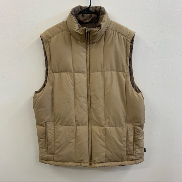Eddie Bauer Other - Eddie Bauer Vest hiking Reversible Goose Down Puffer XL Tall length 30 chest 23
